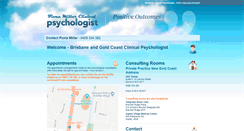Desktop Screenshot of fionamillarpsychologist.com.au