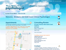 Tablet Screenshot of fionamillarpsychologist.com.au